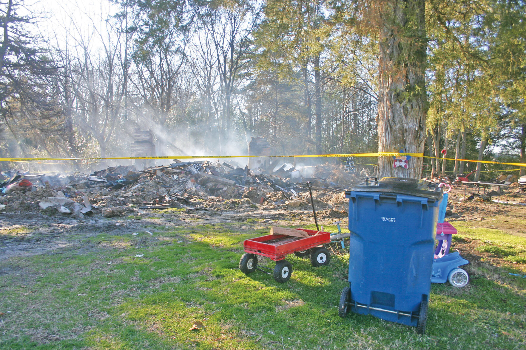 House fire in Candor